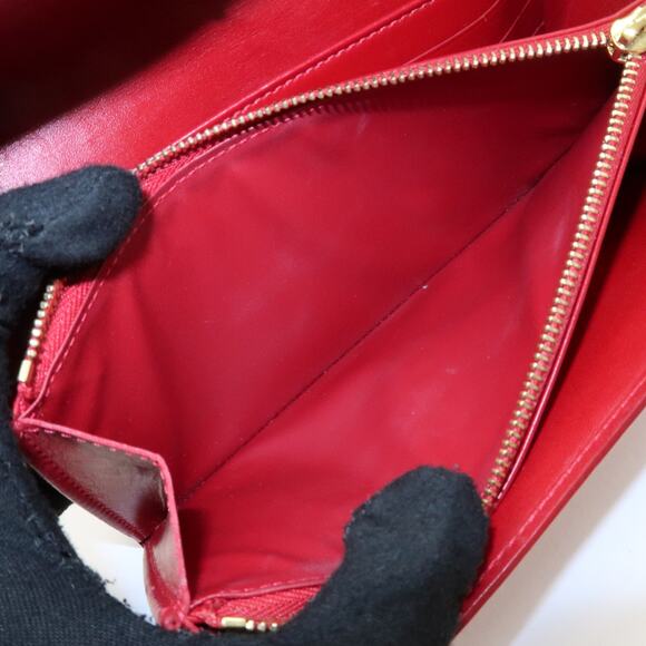 💎✨BEAUTIFUL✨💎AUTHENTIC LV Vernis Portefeuille Sarah Wallet Rose Indien - Picture 8 of 10